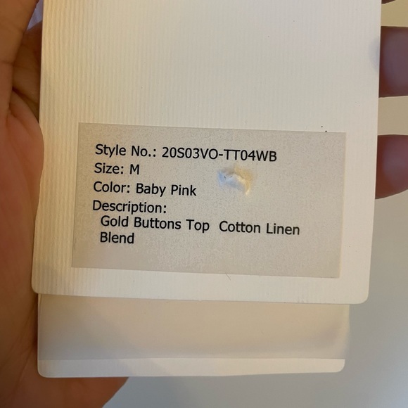 Cotton/Linen Blend Sleeveless Top - Picture 2 of 3